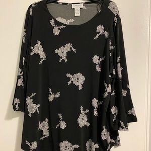 Carmen knit dressy top…1X